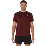 Abbigliamento ASICS ASICS Core Camicia da corsa Uomini-vino rosso