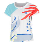 Abbigliamento da tennis BIDI BADU BIDI BADU Hey Laguna Maglietta Donna-bianco, multicolore