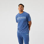 Abbigliamento Björn Borg Björn Borg Classic Print Maglietta Uomini-blu