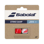 Accessori per racchette Babolat Babolat Strike Damp Antivibrazioni Confezione Da 2-Bianco