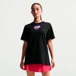 Abbigliamento da tennis Nike Nike Dri-Fit Slam Oversize Maglietta Donna-nero