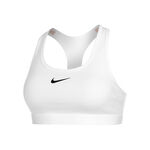 Abbigliamento Nike Nike Swoosh Medium Reggiseni Sportivi Donna-Bianco