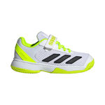 Scarpe da tennis adidas adidas Courtflash Comfort Closure Scarpa Per Tutte Le Superfici Bambini-Bianco,Giallo Neon