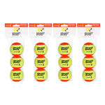 Palline Da Tennis Racket Roots 4x RR Stage 2-3er Polybag