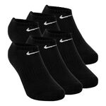 Abbigliamento Nike Nike Everyday No-Show Calzini Da Tennis Confezione Da 6-Nero,Bianco