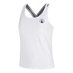 Abbigliamento da tennis Quiet Please Quiet Please Serve & Volley Canottiera Donna-bianco
