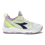 Scarpe da tennis Diadora Diadora Speed Blushield Fly 4 + Scarpa Per Terra Rossa Donna-Bianco,Blu Scuro