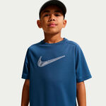 Abbigliamento Nike Nike Dri-Fit Multi  Maglietta Ragazzi-color petrolio
