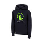 Abbigliamento da tennis Quiet Please Quiet Please Wild Advantage Logo Felpa Con Cappuccio Ragazzi-Blu Scuro,Verde Neon