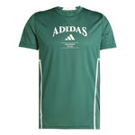 Abbigliamento adidas adidas Designed For Training Intense Maglietta Uomini-Verde,Bianco