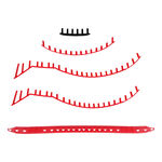 Accessori per racchette Yonex Yonex VCORE 98/98L Scarlet Set Di Occhielli-Nero