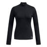 Vanish CW 1/2 Zip Manica Lunga Donna-Nero