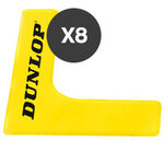Equipaggiamento allenatore Dunlop Dunlop Angolo Di Marcatura Confezione Da 8-Giallo