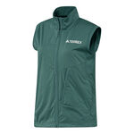 Abbigliamento adidas adidas Terrex XPR Softshell Gilet da corsa Donna - verde, 