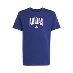 Abbigliamento adidas adidas Colleg Maglietta Ragazzi-Blu Scuro