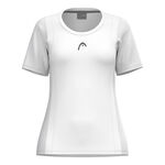 Abbigliamento HEAD HEAD Club 25 Tech Maglietta Donna-Bianco