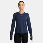 Abbigliamento Nike Nike One Classic Dri-FIT Manica lunga Donna - blu scuro, bianco
