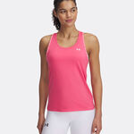 Abbigliamento Under Armour Under Armour Tech Knockout Canottiera Donna-Rosa