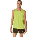 Abbigliamento ASICS ASICS Core Camicia da corsa Uomini - verde, 