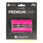 Overgrip Tennis-Point Tennis-Point Premium Grip weiß 3er