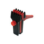 Attrezzature tecniche Gamma Gamma Universelle Pinza Di Bloccaggio Doppia-Nero,Rosso