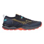 Scarpe da corsa Mizuno Mizuno Wave Daichi 9                       Scarpa da trail Uomini-blu scuro, giallo