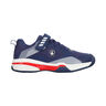 Match Velcro Clay Scarpa Per Terra Rossa Bambini-Blu,Rosso