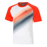 Abbigliamento da tennis HEAD HEAD Topspin Maglietta Uomini-rosso, bianco