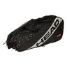 Team Racquet Bag M Borsa Per Racchetta Da 6-Verde,Nero