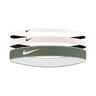 Nike Flex Classic Mixed Fascia Per Capelli Confezione Da 3-Rosa,Bianco