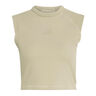 All SZN Rib Tank-Top Canottiera Donna - beige