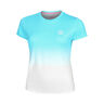 Crew Gradiant Maglietta Ragazze-Turchese,Bianco