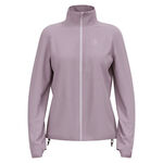 Abbigliamento Odlo Odlo Zeroweight Pro Warm Giacca Da Corsa Donna-Grigio