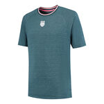 Abbigliamento K-Swiss K-Swiss Hypercourt Melange Maglietta Uomini-Color Petrolio