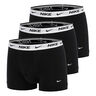 Essential Cotton Stretch Trunk Boxer Confezione da 3 Uomini - nero, bianco
