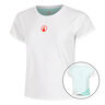 Wild Cross Maglietta Donna-Bianco,Turchese