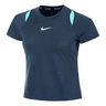 Court Dri-Fit Advantage Maglietta Donna - blu scuro, turchese