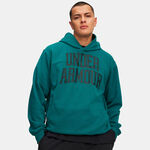 Abbigliamento Under Armour Under Armour Rival Graphic Felpa con cappuccio Uomini-verde, nero