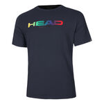 Abbigliamento HEAD HEAD Rainbow Maglietta Uomini - blu, 