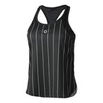 Abbigliamento Tennis-Point Tennis-Point Stripes Canottiera Edizione Speciale Donna-Nero,Bianco