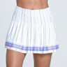 Breezy Love Smocked 14in Gonna Donna-Bianco,Multicolore
