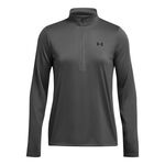 Abbigliamento Under Armour Under Armour Tech 1/2 Zip Manica Lunga Donna-Grigio