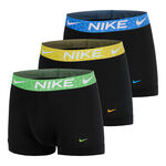 Abbigliamento Nike Nike Dri-Fit Essential Micro Trunk Boxer - Confezione da 3 Uomini-nero, verde