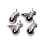 Attrezzature tecniche Gamma Gamma Rollen Set F&uuml;r Standard Supporto-Argento,Nero