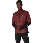 Abbigliamento ASICS ASICS Road Winter Giacca Da Corsa Uomini-Vino Rosso