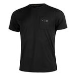 Abbigliamento Puma Puma First Mile Camicia Da Corsa Uomini-Nero