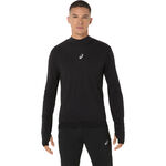 Abbigliamento ASICS ASICS Road Winter Seamless Camicia da corsa Uomini-nero