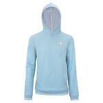 Abbigliamento da tennis Tecnifibre Tecnifibre Team Terry Felpa con cappuccio Unisex - blu chiaro