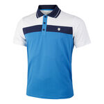 Abbigliamento K-Swiss K-Swiss Core Team Block Polo Uomini-Blu,Bianco