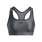 Abbigliamento Under Armour Under Armour Heatgear Mid Padless Reggiseni Sportivi Donna-Grigio